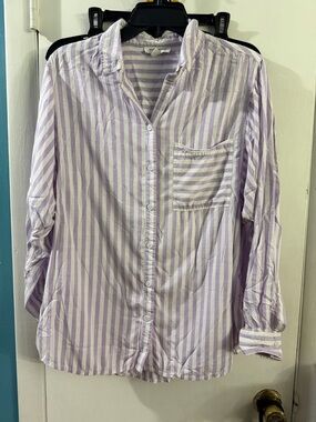 Beach Lunch Lounge Large Button Down Shirt